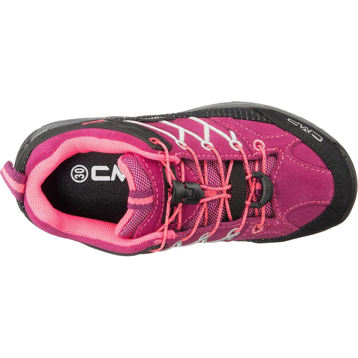Дитячі низькі трекінгові черевики CMP Rigel Low Shoes WP, 28 EU, Berry Pink Fluo