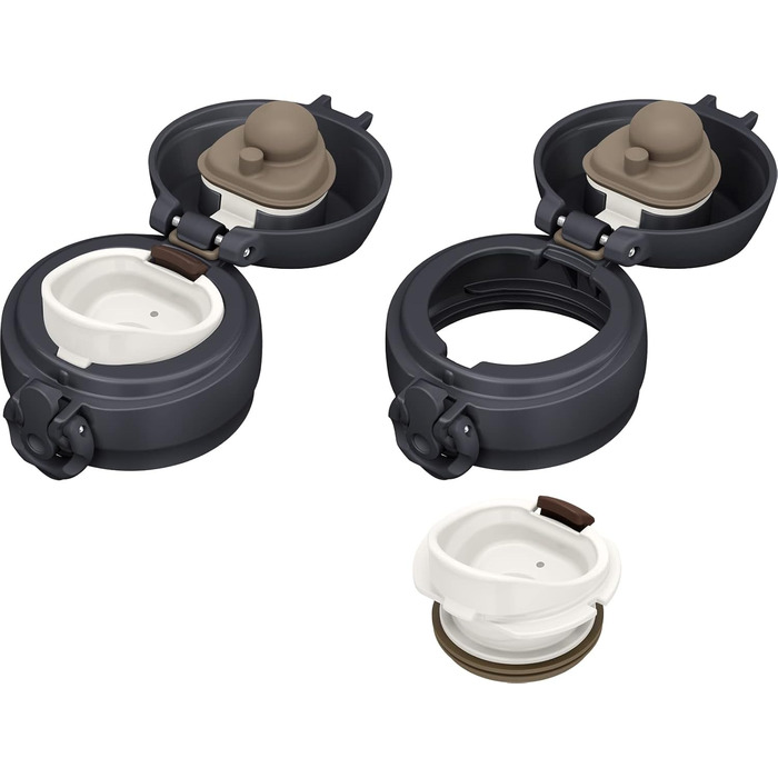 Термос Thermos JNL-756 SMB 750 мл, вакуумний, нержавіюча сталь, для гарячих і холодних напоїв, легке очищення, колір димчасто-чорний