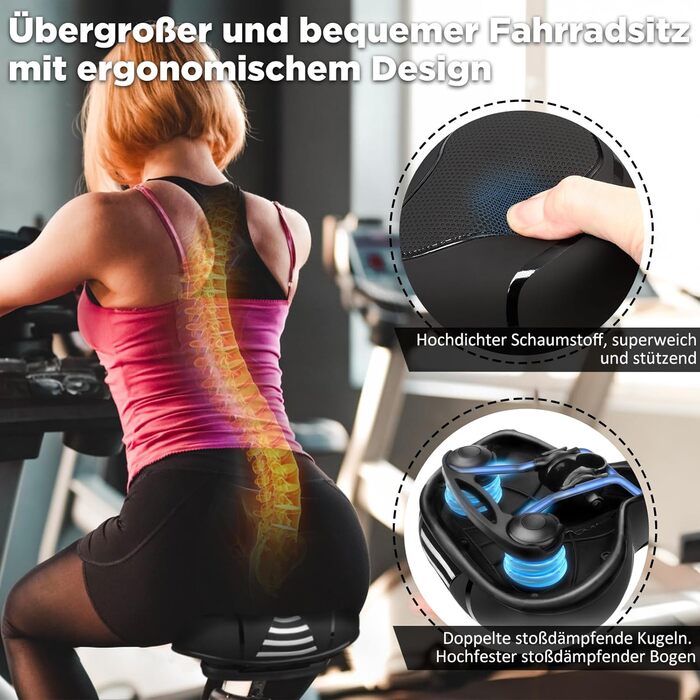 Зручний велосипедне сідло City для міста, чоловічий/жіночий, з Memory Foam, ергономічний, широкий, з інструментом