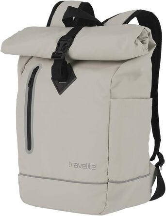 Рюкзак Travelite Rolltop водонепроникний для велосипеда та відпочинку, з ролтоп-застібкою та світловідбивачами, 48 см, 19 л