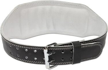 Пояс Gorilla Wear 6 дюймів з повним шкіряним наповнювачем - чорний/золотий - для бодібілдингу, пауерліфтингу, тренувань у залі - стабілізація та підтримка з логотипами, шкіряний, L-XL