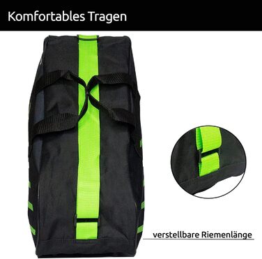 Сумка для ковзанів Sherwood Greenline: для ковзанів, роликів та хокею