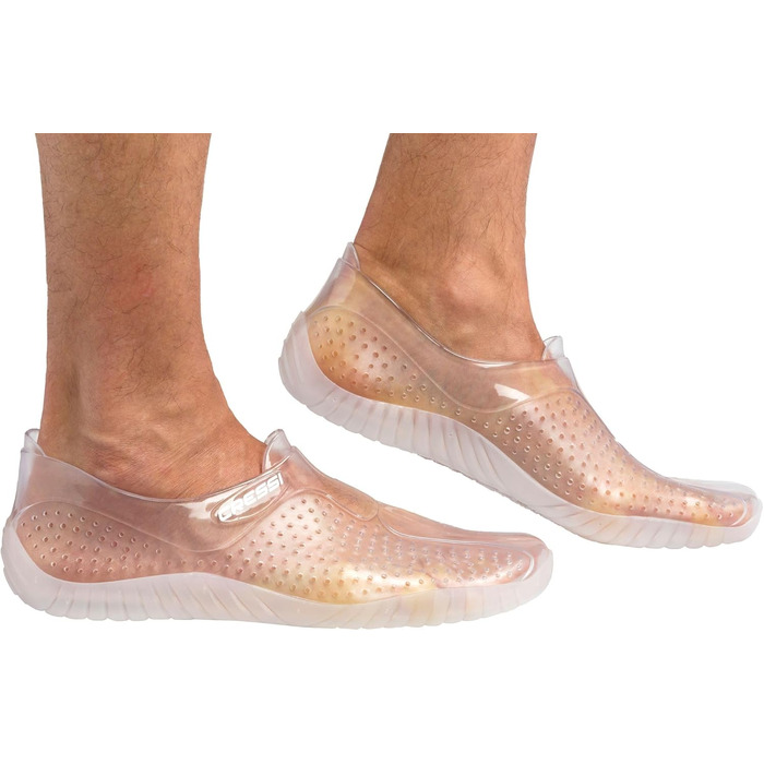 Аквашузи Cressi - ідеальні для пляжу, моря, човна та інших водних активностей. Прозорі, розмір 43 EU, для дорослих