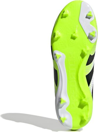 Дитячі футбольні бутси adidas Predator League Laceless для твердого поля, розмір 35.5 EU, кольори: Cloud White, Core Black, Lucid Lemon