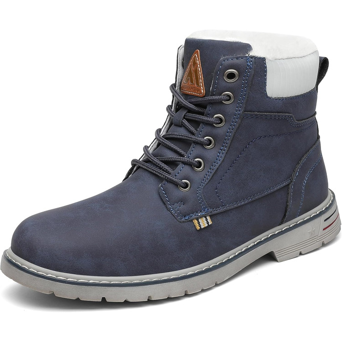 Зимові черевики Mishansha Herren для жінок. Теплі, водонепроникні, на шнурівці. Розмір 42 EU, темно-синій.