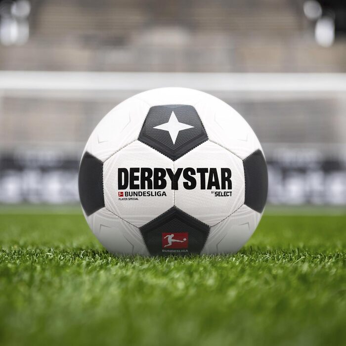 Футбольний м'яч Derbystar Bundesliga Player Special v23, офіційний м'яч Бундесліги 23/24, розмір 5, чорний/білий, унісекс