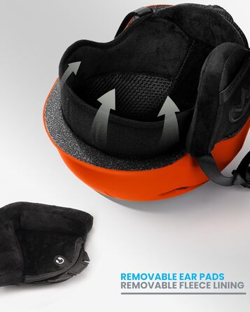Гірськолижний шолом OutdoorMaster з маскою для дорослих, 12 вентиляційних отворів, матовий помаранчевий, розмір L (58-61 см), для лиж і сноуборду, унісекс