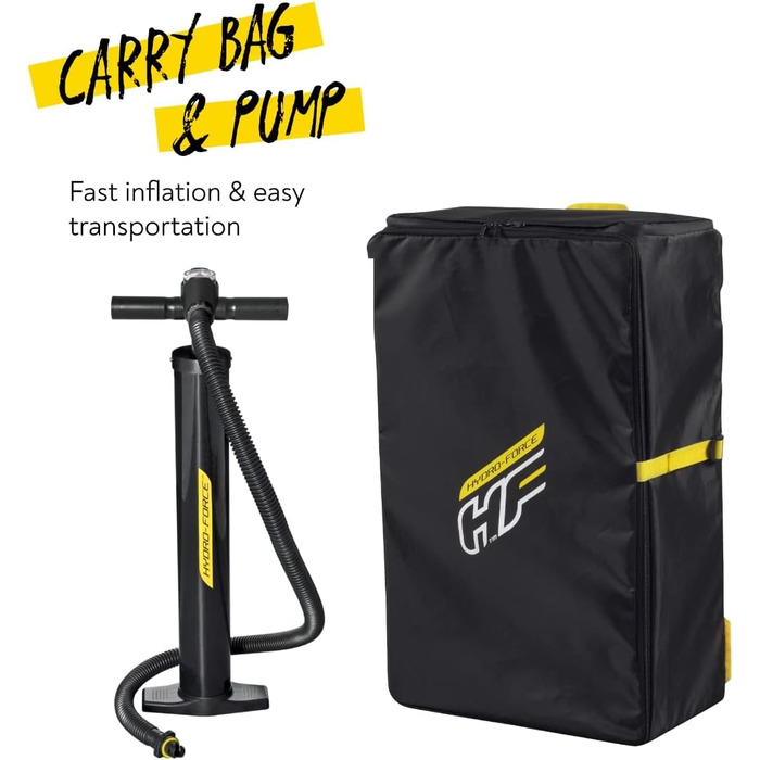 Надувна SUP-дошка Bestway Hydro-Force Aqua Glider 322x79x12 см з веслом для турінгу