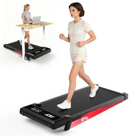 Бігова доріжка електрична складана з кутом нахилу 9%, 1-10 км/год Walking Pad для дому та офісу, двигун 3.0 к.с., LED-дисплей, амортизація, до 140 кг, чорна