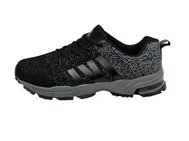 Кросівки спортивні чоловічі/жіночі для бігу та залу Sneaker (42 EU, Чорно-сірі)