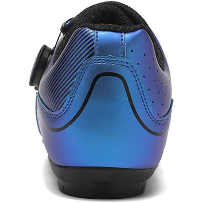 Велотуфлі SPD MTB для чоловіків та жінок. Раджосипальні туфлі для гірського велосипеда Adulta Unisex. Дихаючі велотуфлі для занять спортом в приміщенні та на вулиці (Блакитний, 40 EU)