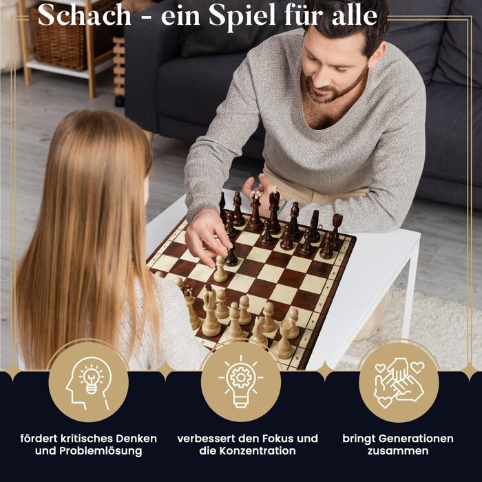 Шахи Master of Chess Superb Diamonds 42 см – дерев'яні, ручна робота, європейські, популярна модель