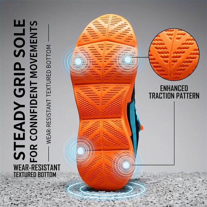 Чоловічі та жіночі спортивні кросівки для бігу Turnschuhe G133 Schwarz Orange. Дихаючі, легкі, з амортизацією для фітнесу та занять спортом.