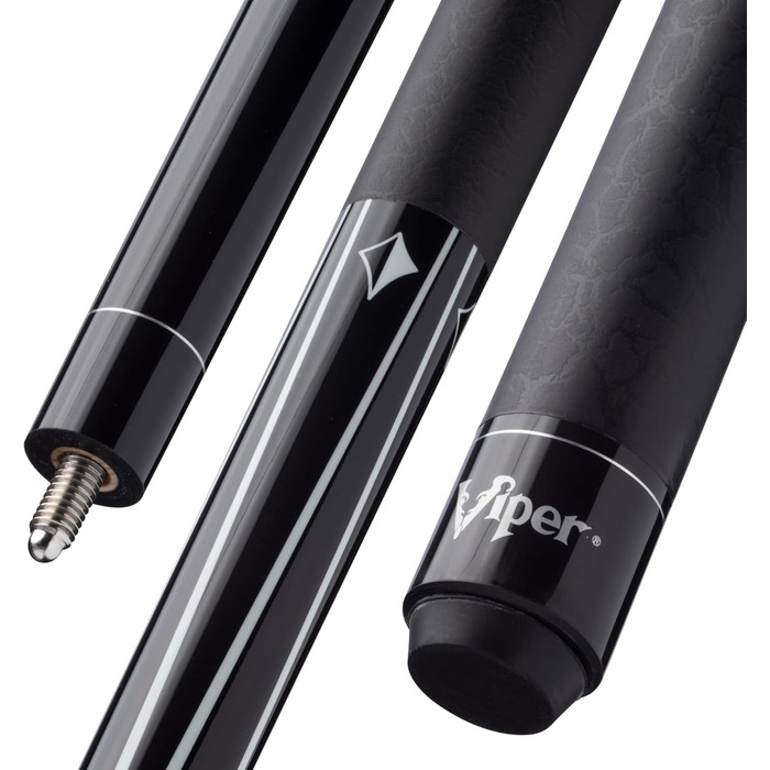 Більярдний кий Viper Diamant для пула, 147.3 см, 2-дільний, Black Stain, 19 унцій