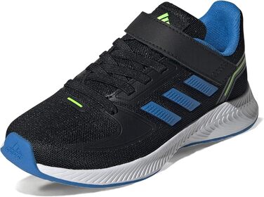 Дитячі кросівки Adidas Runfalcon 2.0 EL для бігу (31 EU, чорний, синій, білий)