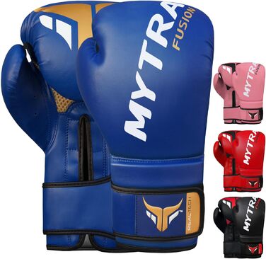 Mytra Fusion Боксерські рукавички 10oz, 12oz, 14oz, 16oz для тренувань, спарингів, MMA, муай-тай, кікбоксингу, чоловічі та жіночі