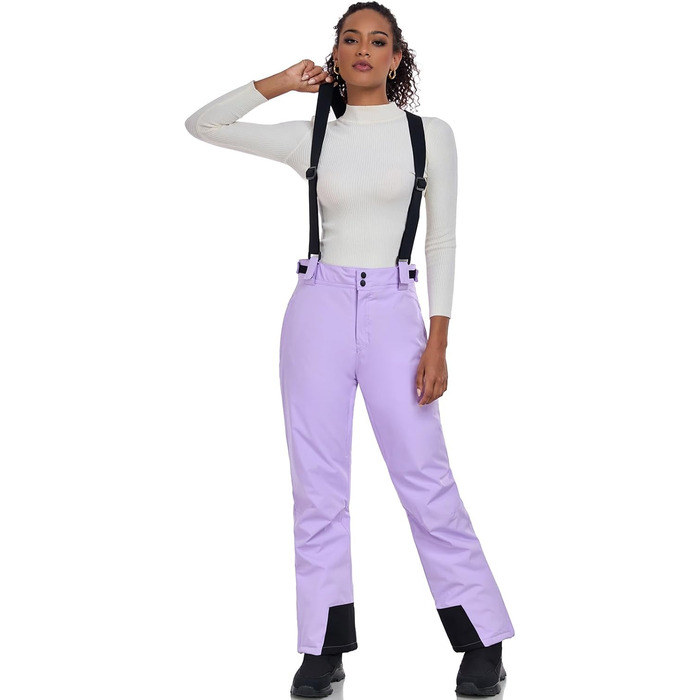 Жіночий гірськолижний костюм HOTIAN 2 в 1: куртка та штани. Водонепроникний, вітронепроникний, теплий. Розмір M. Матеріал: PU+PU