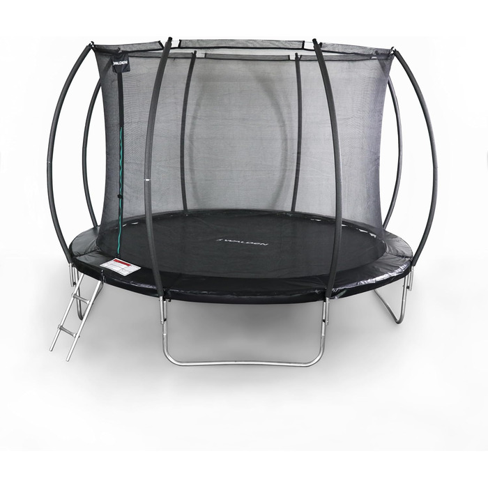 Батут для саду Outdoor, діаметр 244 см (8 FT), сертифікований з захисним оградою та м'якими ніжками для дітей. Ідеально для занять фітнесом в приміщенні та на вулиці. Максимальне навантаження до 100 кг, 4 ніжки.