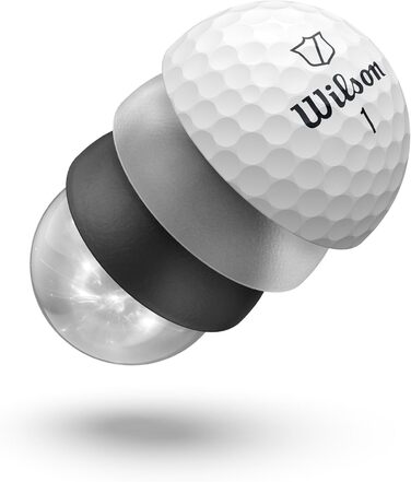 Гольф-м'яч Wilson Staff Model для дорослих, білий