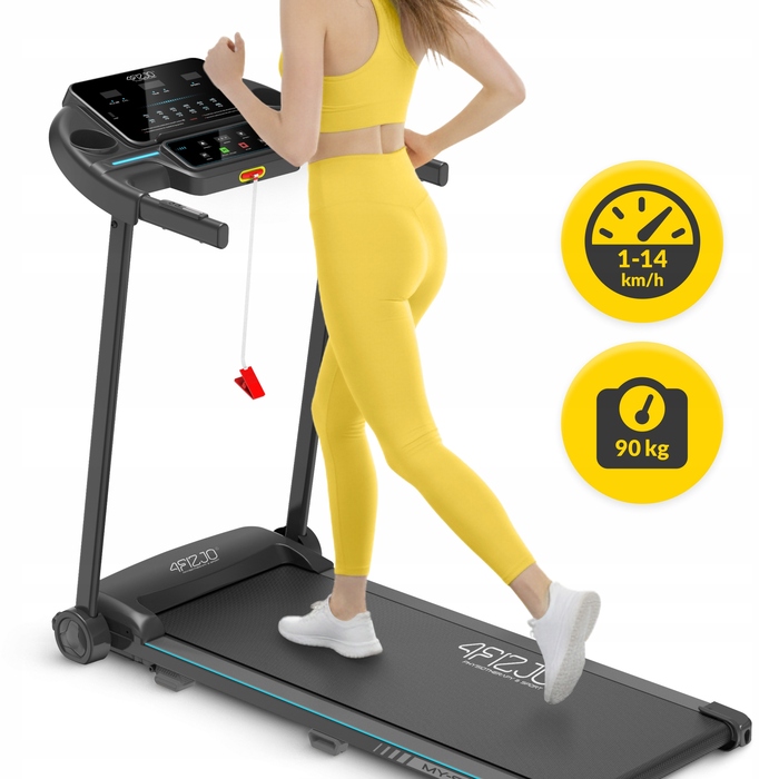 Електрична бігова доріжка 4FIZJO MY-SPEED до 90 кг