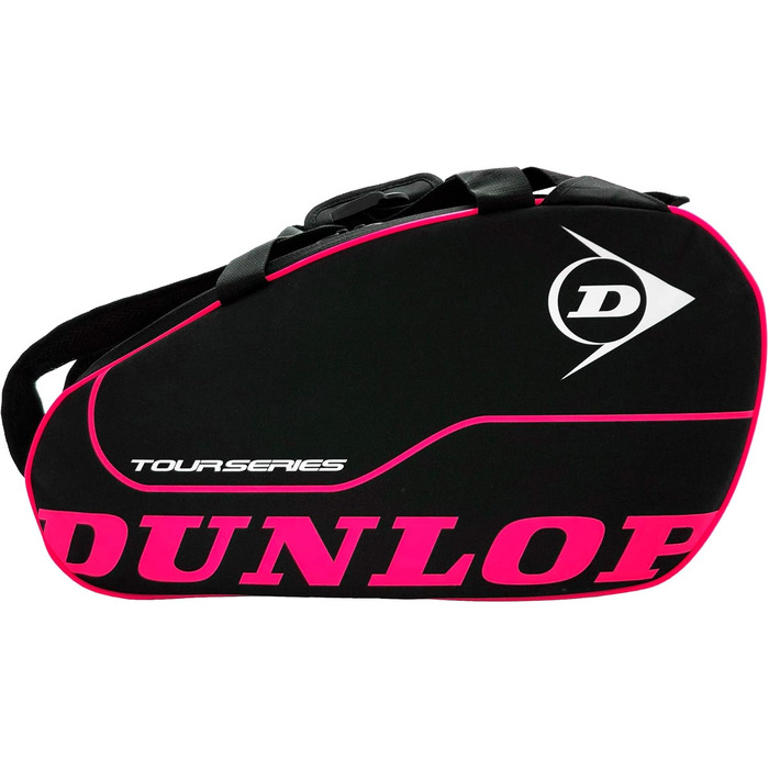 Сумка для падел Dunlop Tour Intro Ltd чорно-рожева - професійна, містка