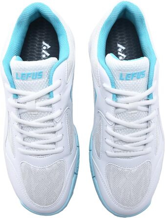 Жіночі тенісні кросівки P601, неслизькі, з амортизацією, стабілізуючі, дихаючі, біло-блакитні, 42 EU