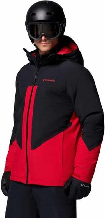 Куртка гірськолижна чоловіча Columbia Powder Prime XL бордово-чорна