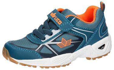 Дитячі закриті кросівки для залу Lico Salford VS Unisex, колір Petrol Orange, розмір 35 EU