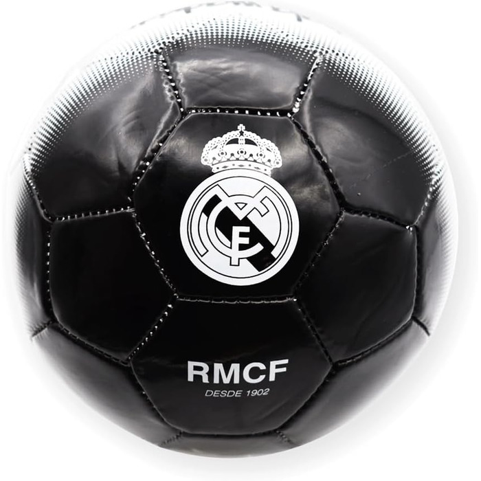 Футбольний м'яч Real Madrid R ROGER'S, білий/чорний, розмір 5