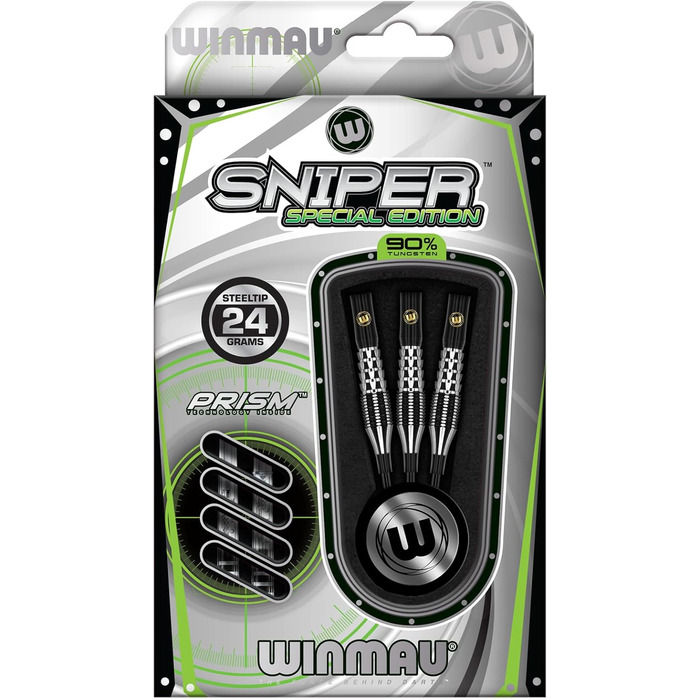 Дротики для дартсу WINMAU Sniper S.E. V1 90%, сталь, 24 г