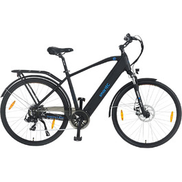 Електровелосипед smartEC Trek-28H 250Вт для чоловіків, 28 дюймів, Li-Ion акумулятор 36В/13Аг, задній мотор, запас ходу 90 км, до 25 км/год, для міста та туризму