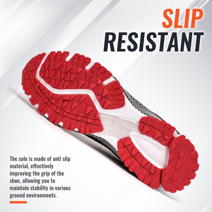 Чоловічі кросівки ASHION для бігу та занять спорту: дихаючі, легкі, червоні (46 EU)