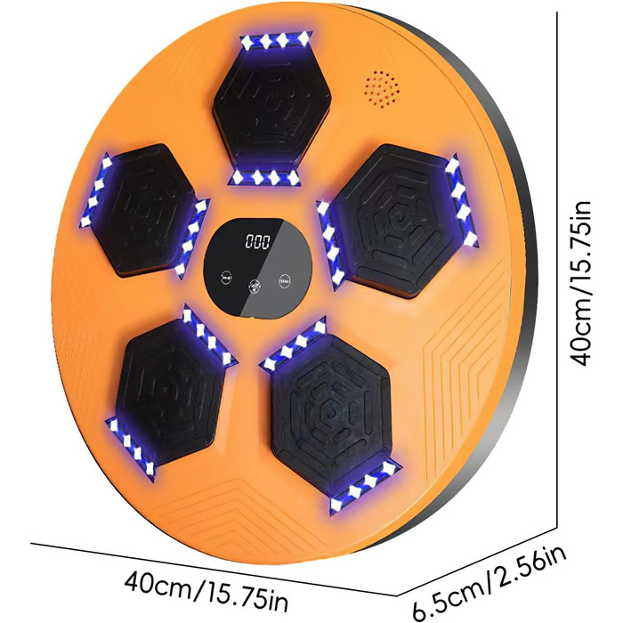 Музична бокс-машина: Smart Bluetooth бокс з рукавичками, настінний монтаж, 9 режимів швидкості та лічильник для дорослих та дітей