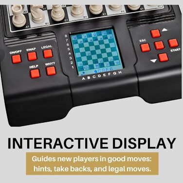 MILLENNIUM Schachschule M805 – навчальний набір для шахів, з інтерактивними вправами та посібником, для дітей, початківців та шкіл