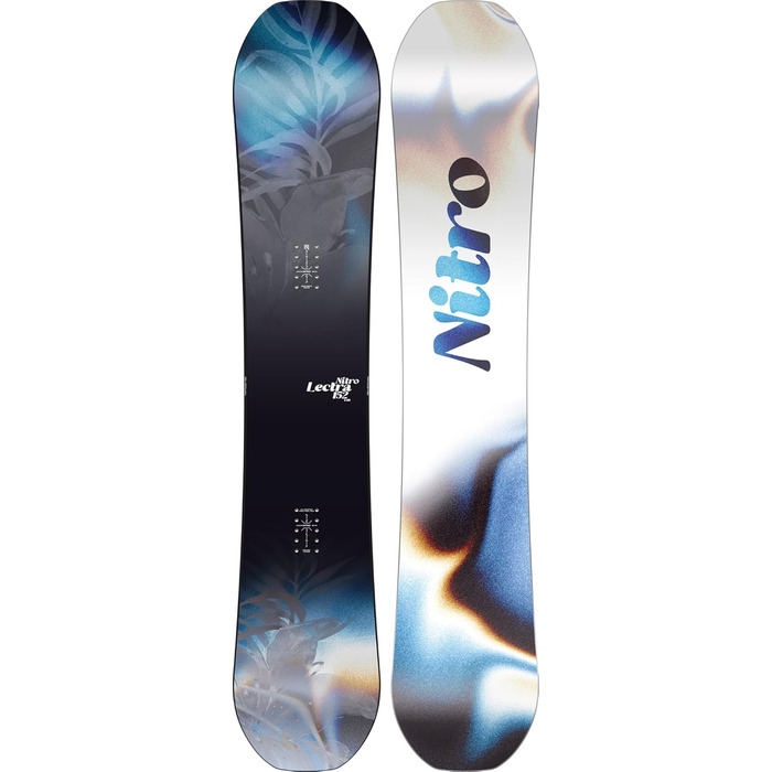 Жіноча сноуборд-дошка Nitro Lectra Leaf 152 см, All Mountain, Directional Twin, для початківців, камбер Cam-Out, 2025