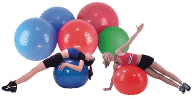 Гімнастичний м'яч з шипами CanDo SENSI-Ball 65 см – сидячий м'яч для моторики