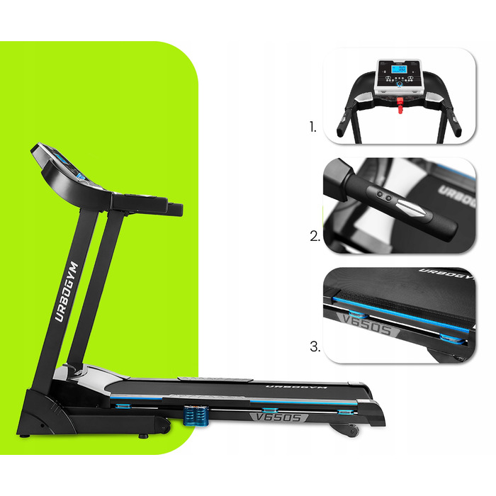 Електрична бігова доріжка Urbogym V650S (до 140 кг)