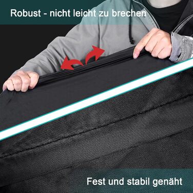 Водонепроникна захисна накидка для мотоцикла LIHAO - зимова, 245x105x125 см