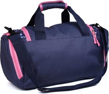 Спортивна сумка-рюкзак для дітей: рожева, фіолетова, блакитна (рожево-блакитна)