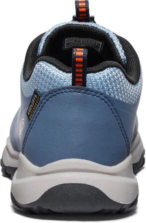 KEEN Wanduro Low - водонепроникні трекінгові черевики для дітей та дорослих (36 EU, Vintage Indigo Scarlet Ibis)