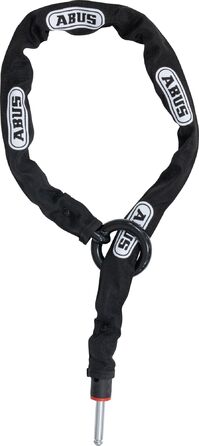 Допоміжний ланцюг-замок для велосипеда ABUS Adaptor Chain 2.0 6KS, 6 мм, 130 см, чорний (з сумкою для замка)