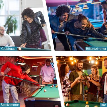 Біллярдний кий з карбону, 58 дюймів, наконечник 12.5 мм, 20/21 унцій, для аматорів та професіоналів, C4705-21OZ