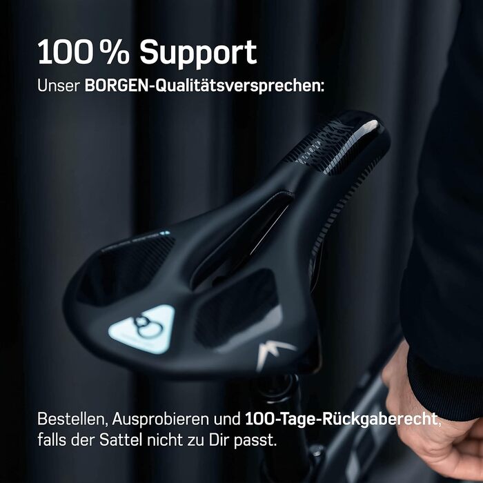 Сідло Borgen MTB для чоловіків та жінок - надзвичайно зручне та м'яке - сідло для трекінгу, гірського велосипеда та шосе