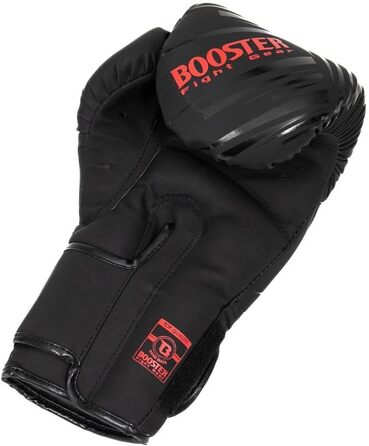 Боксерські рукавички Booster Fightgear BFG Alpha чорні/червоні для боксу, кікбоксингу, спарингу, муай-тай