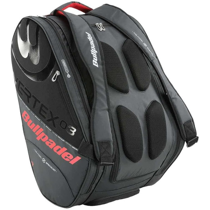 Сумка для паделу Bullpadel Vertex BPP22001, чорна/червона