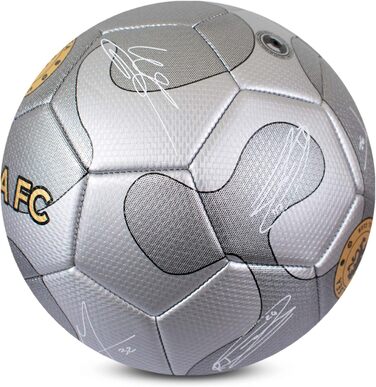 Офіційний футбольний м'яч Chelsea F.C. Hy-Pro Silver Camo, розмір 5, для тренувань і матчів, дитячий і дорослий, колекційний мерч