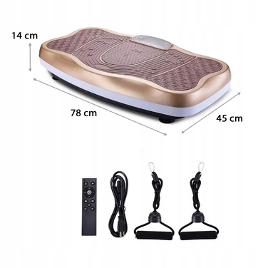 3D вібраційна платформа з масажем стоп, пультом керування та Bluetooth