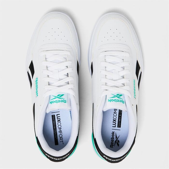 Кросівки Reebok Court Advance Clip Unisex White Black Teamteal 36.5 EU