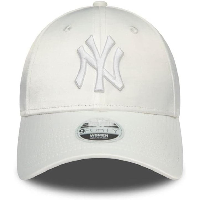 Кепка New Era New York Yankees MLB 9Forty з сатину, біла, регульована, для жінок