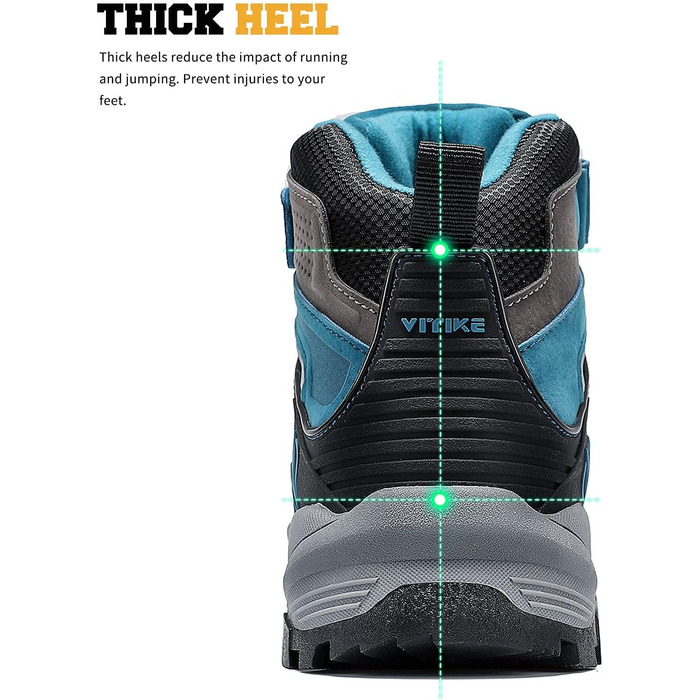 Дитячі зимові черевики Elaphurus: теплі, зручні, для прогулянок та трекінгу (36 EU, сапфір-блакитний)